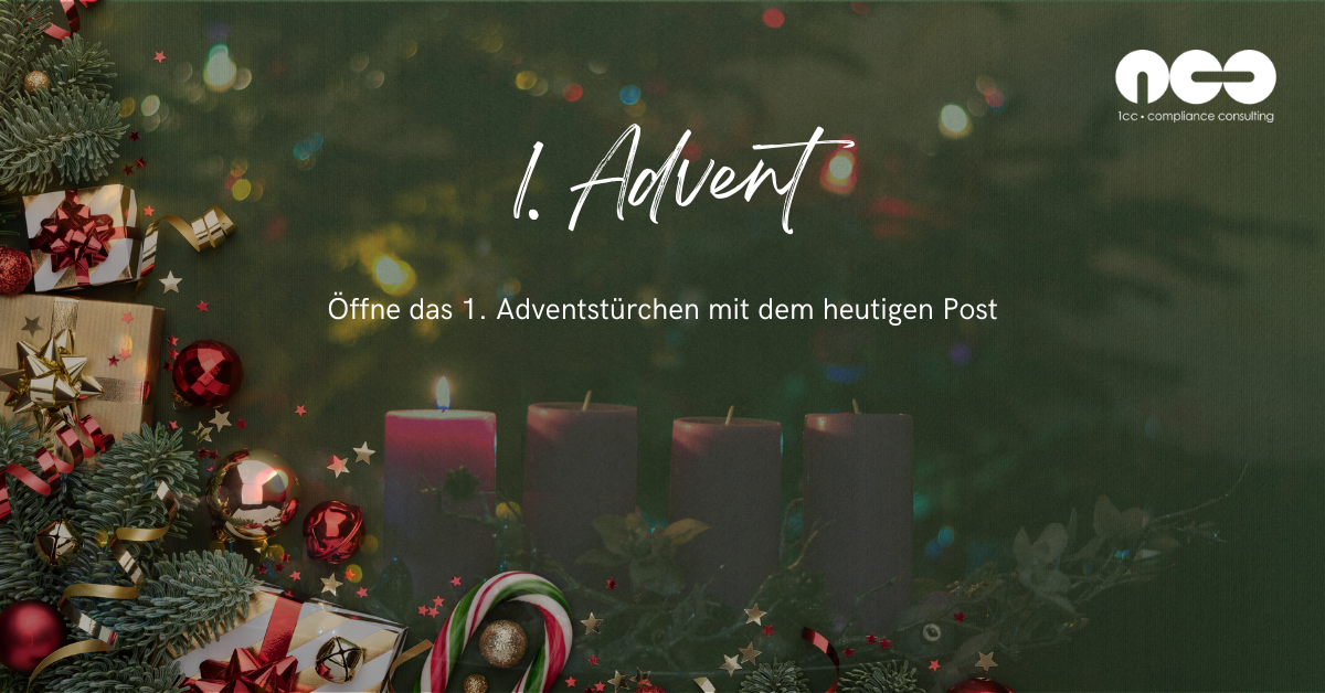 1. Adventstürchen: Lernen Sie das 1cc Team kennen