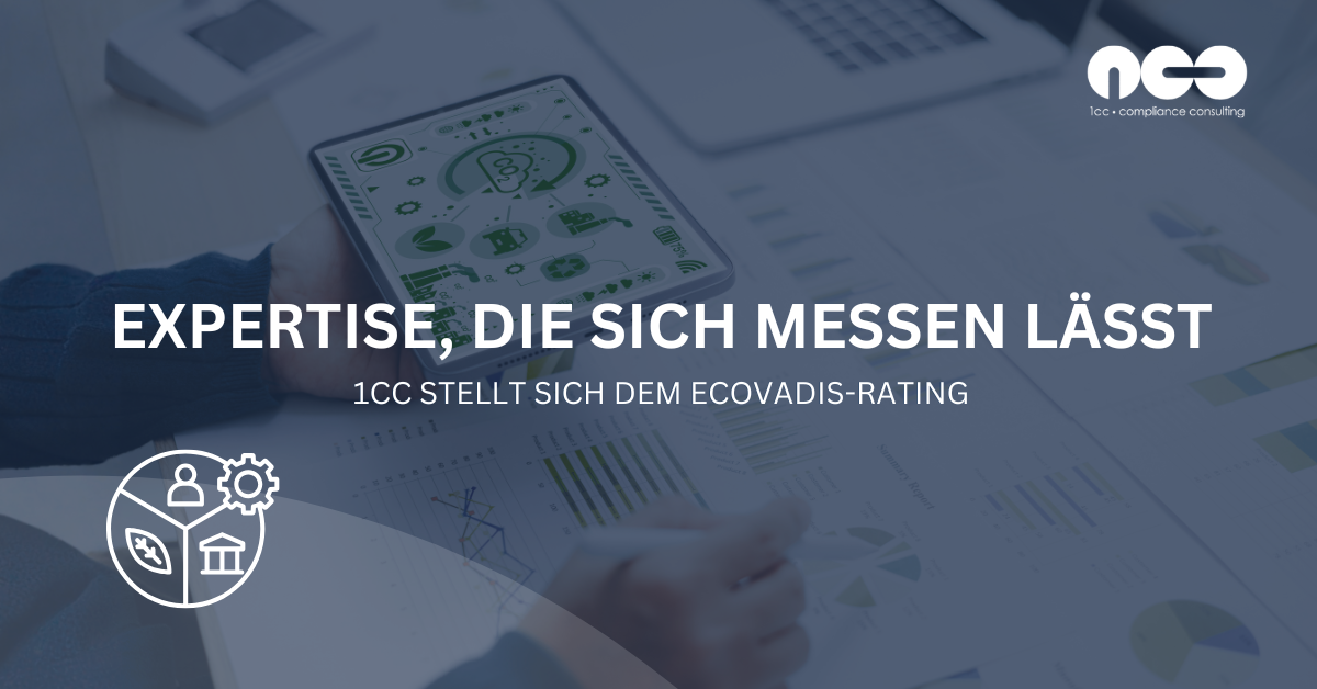 Nachhaltigkeit mit Substanz: 1cc stellt sich dem EcoVadis-Rating
