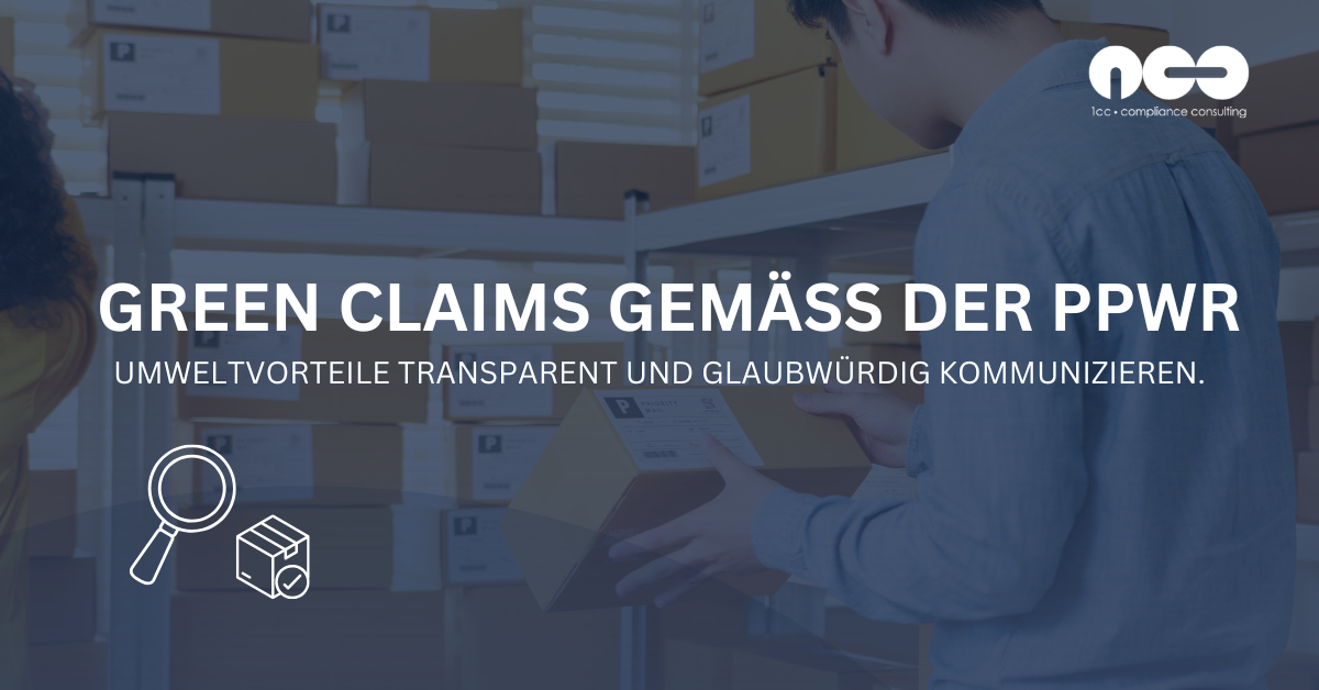 Umweltbezogene Angaben gemäß der PPWR
