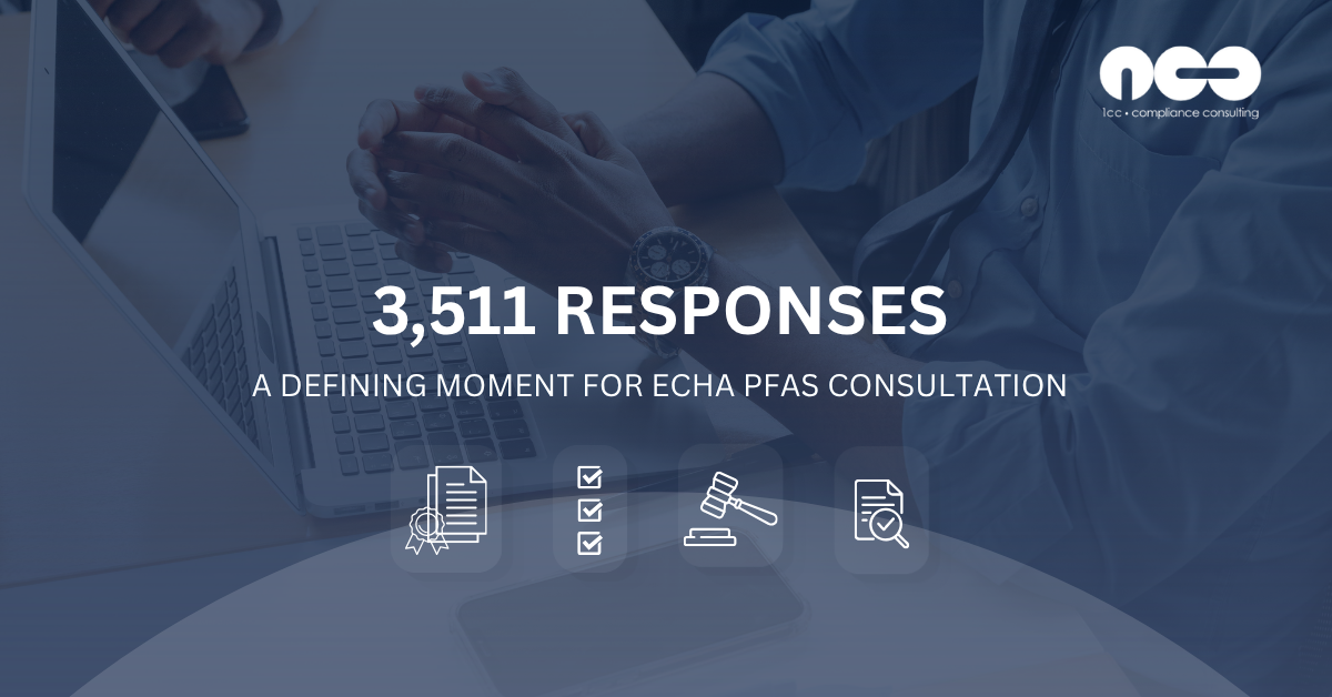 ECHA PFAS Consultation Receives Over 3,500 Comments