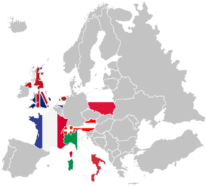 EU Map Report Countries