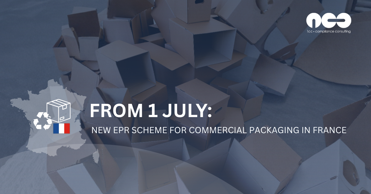 Launch of new EPR scheme for industrial and commercial packaging in France on July 1
