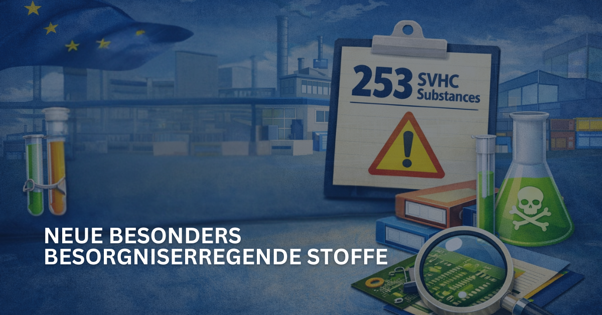 REACH-Kandidatenliste aktualisiert: jetzt 253 SVHCs