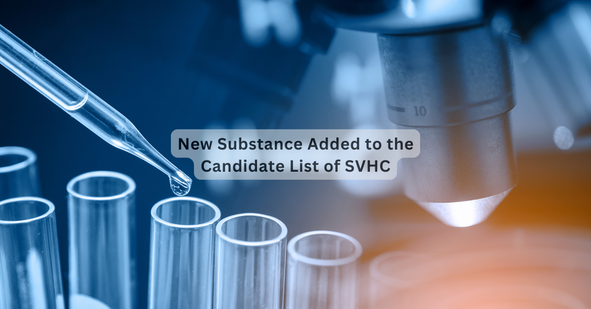 ECHA adds one new substance to the Candidate List of SVHCs
