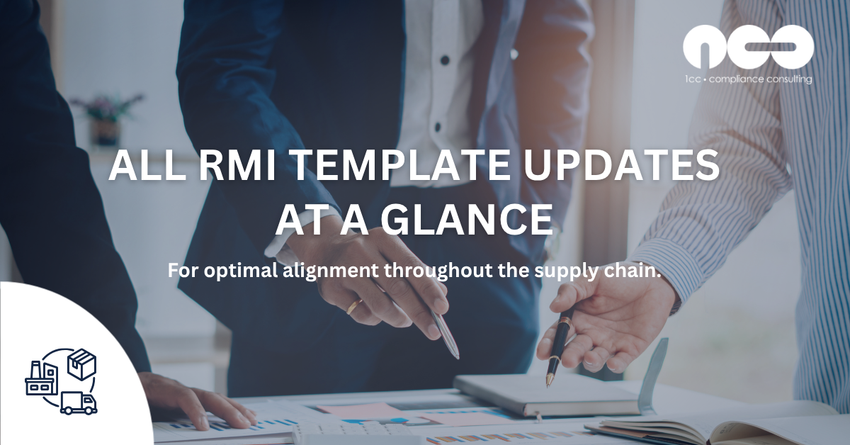 RMI Template Updates (April 2026): Key Changes in EMRT 2.11, CMRT 6.6, and AMRT 1.31