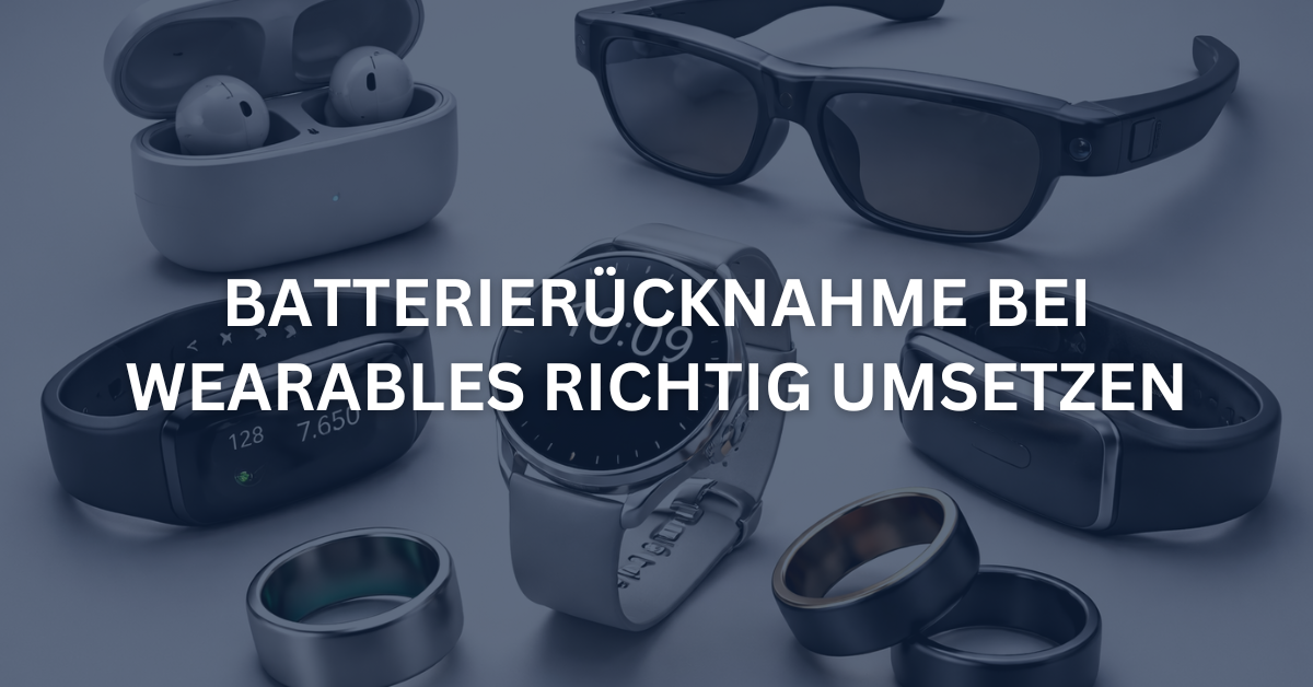 Batterierücknahme bei Wearables: Pflichten und Praxisrisiken